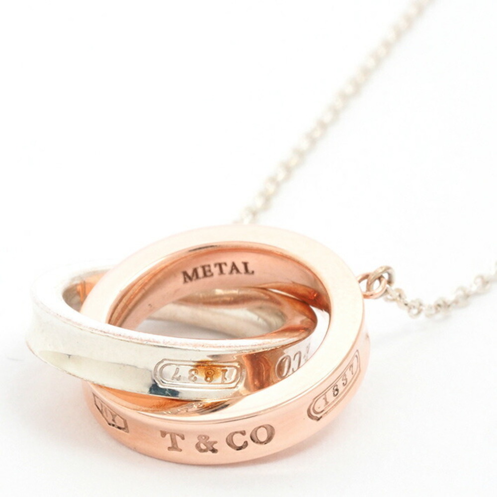 Tiffany Interlocking Circles Silver Pendant